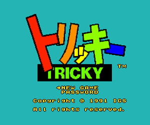 Tricky (Japan) Screenshot